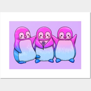 Bi Penguins Posters and Art